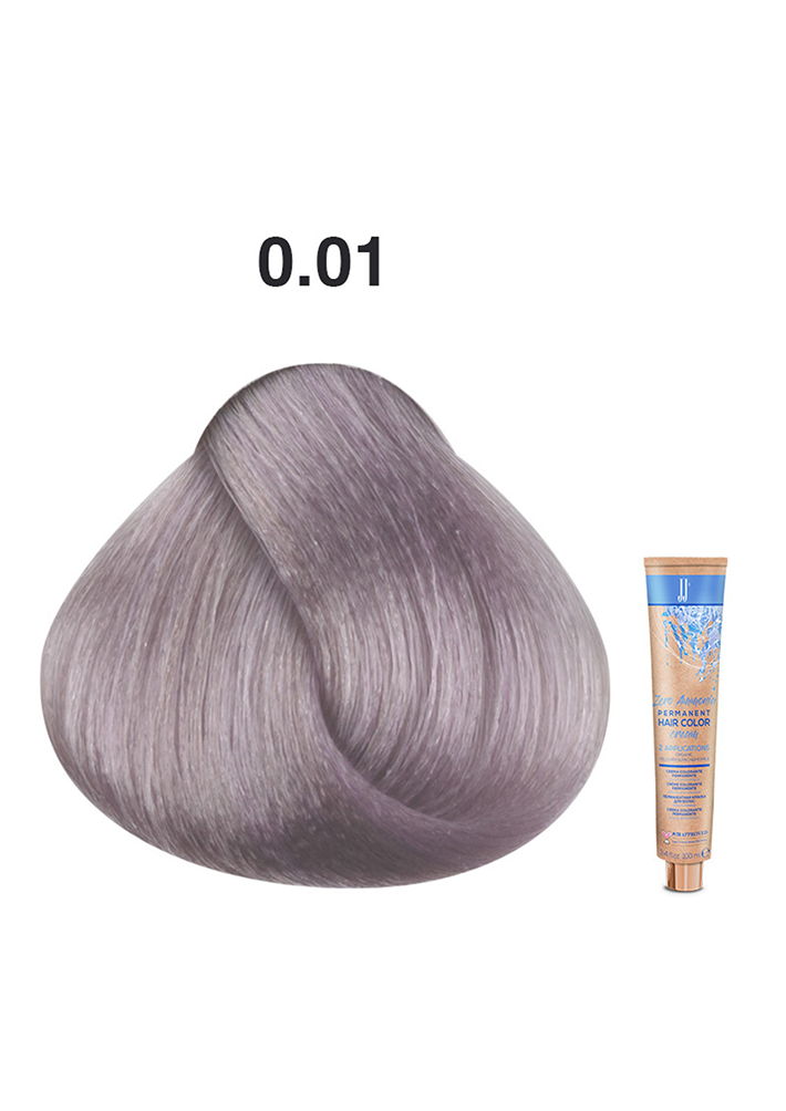JJ's Zero Ammonia Hair Colour - 0.01 Pastel Grey