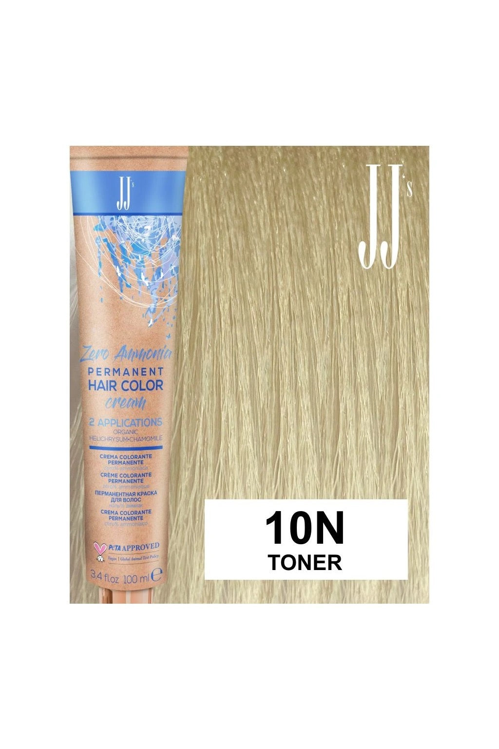 JJ'S ZERO LIFT Hair Colour - 10N