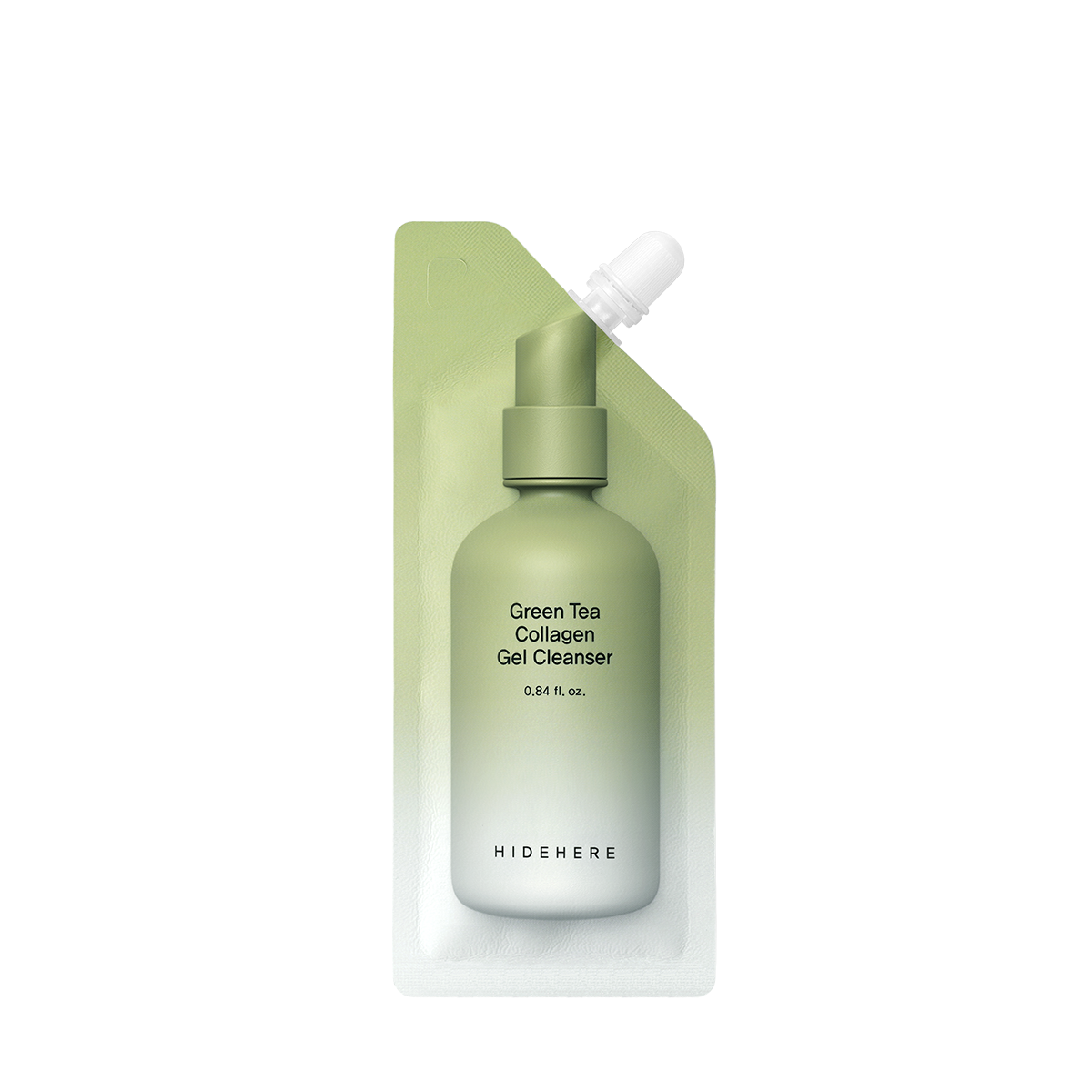 HIDEHERE Green Tea Collagen Gel Cleanser