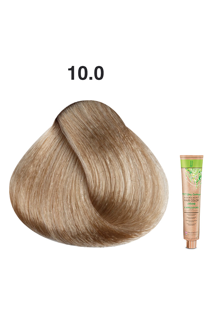 JJ's Permanent Hair Colour - 10.0 Cool Natural Ultra Light Blonde