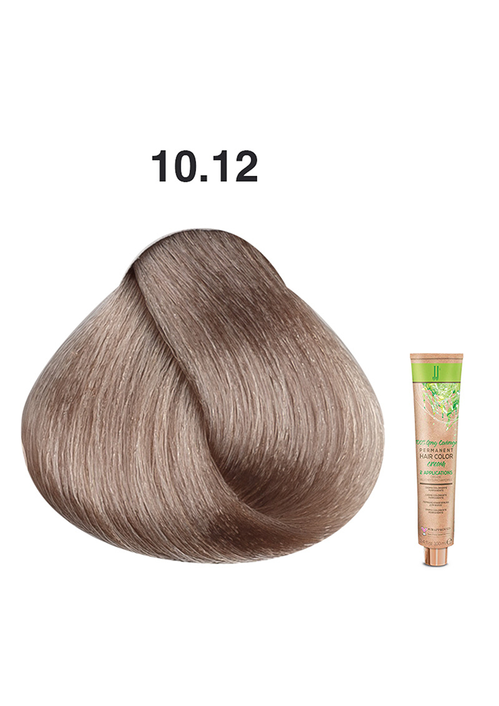 JJ's Permanent Hair Colour - 10.12 Ash Pearl Ultra Light Blonde