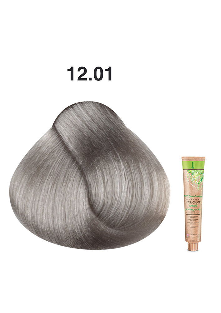 JJ's Permanent Hair Colour - 12.01 Superplatinum Ash Blonde