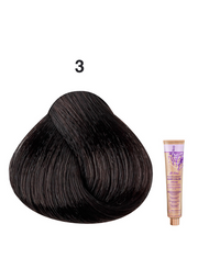 JJ's All Free Hair Colour - 3 Dark Brown