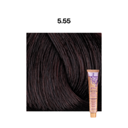 JJ's All Free Hair Colour - 5.55 Intense Mahogany Light Brown