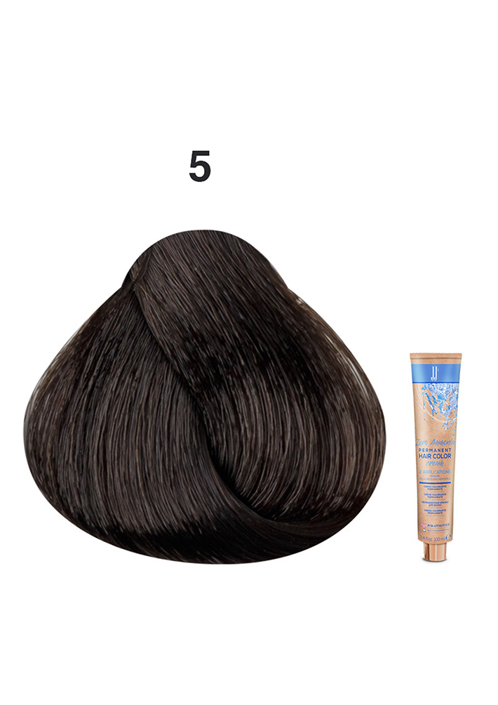 JJ's Zero Ammonia Hair Colour - 5 Light Brown