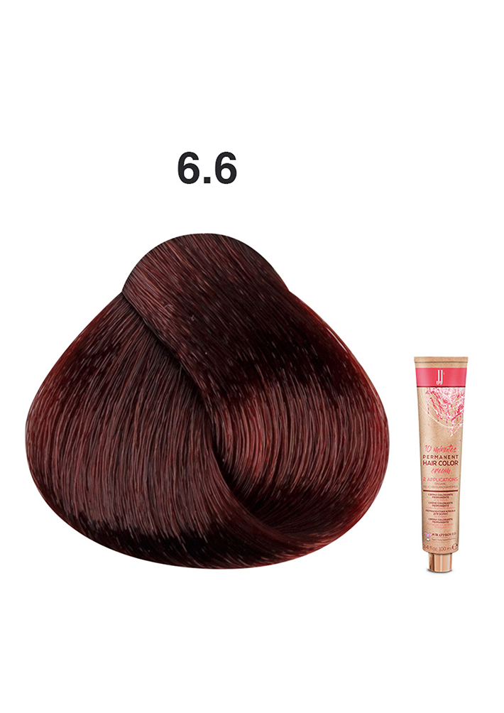 JJ's 10 Minutes Hair Colour - 6.6 Red Dark Blonde