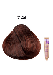 JJ's All Free Hair Colour - 7.44 Intense Copper Medium Blonde