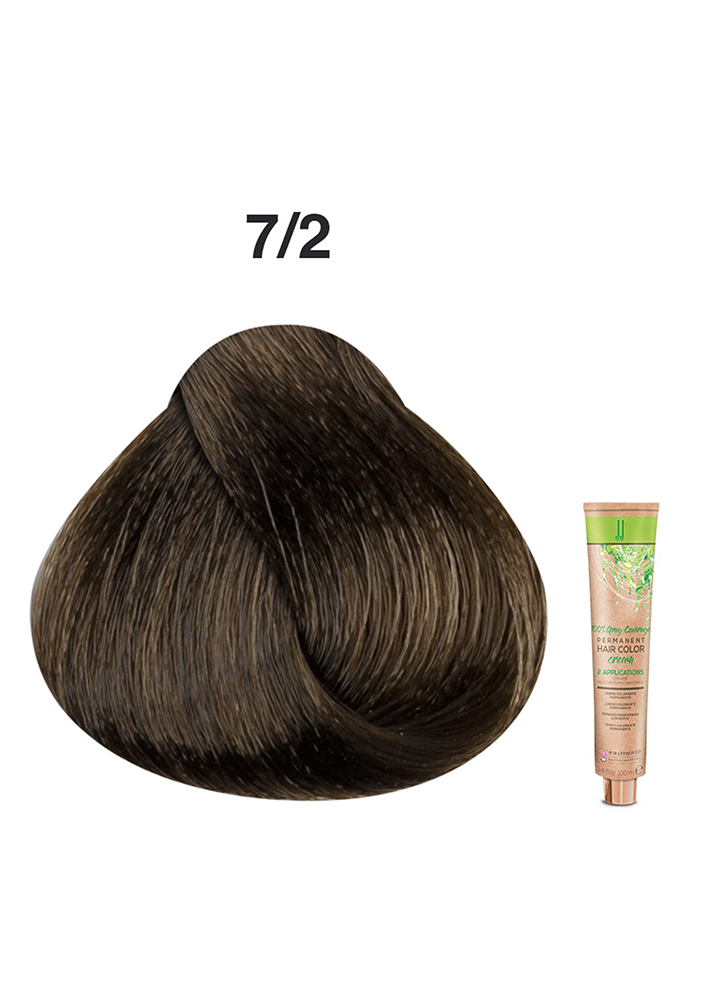 JJ's Permanent Hair Colour - 7/2 Matte Medium Blonde