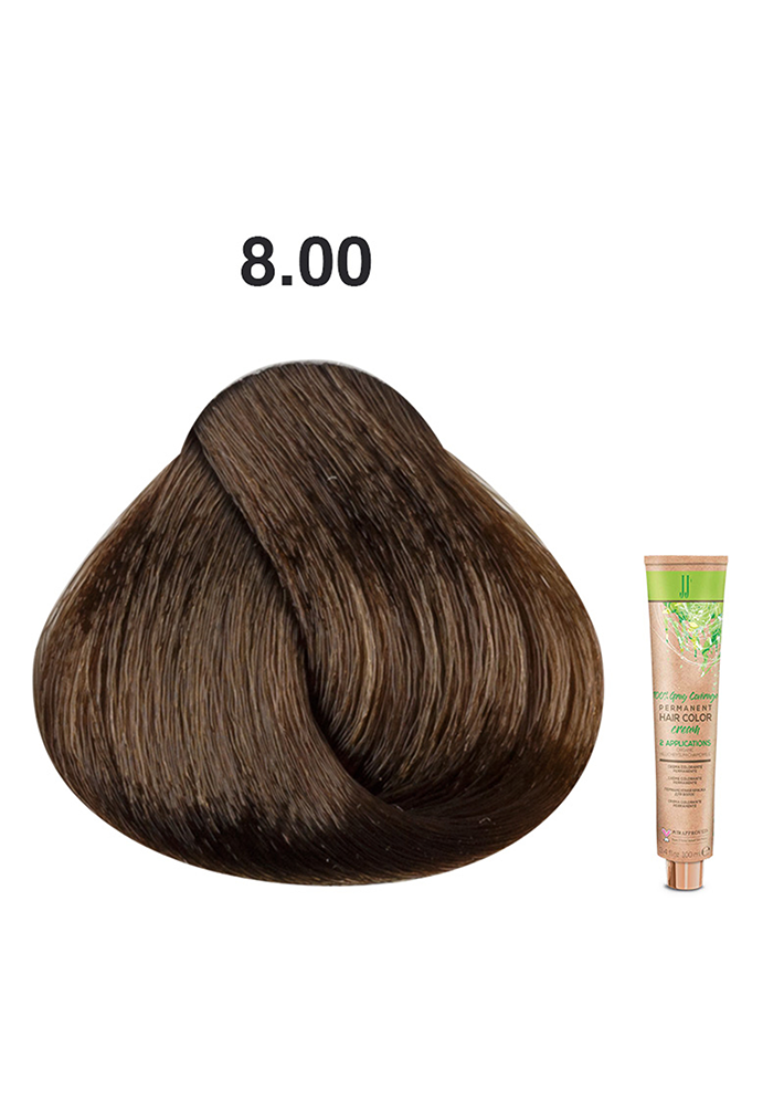 JJ's Permanent Hair Colour - 8.00 Intense Natural Light Blonde