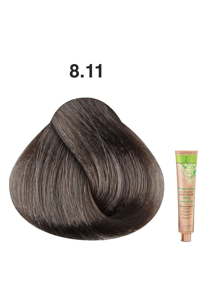 JJ's Permanent Hair Colour - 8.11 Intense Ash Light Blonde