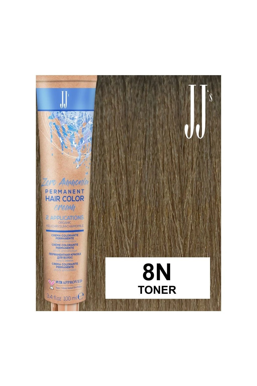 JJ'S ZERO LIFT Hair Colour - 8N