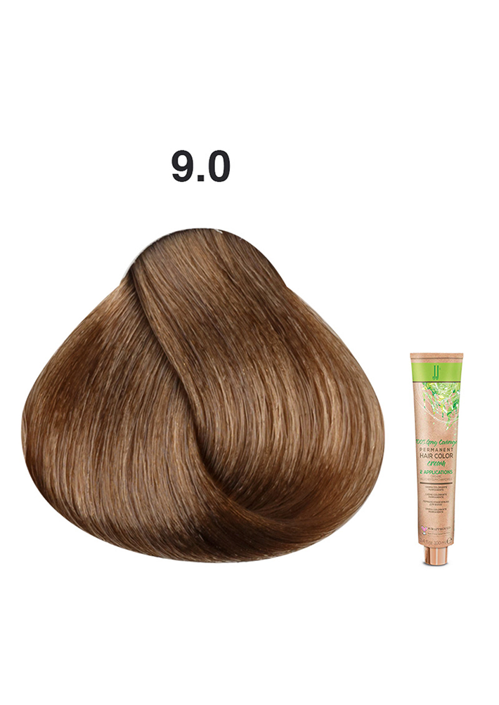 JJ's Permanent Hair Colour - 9.0 Cool Natural Very Light Blonde