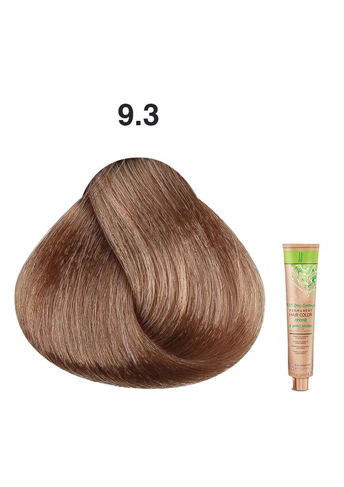 JJ's Permanent Hair Colour - 9.3 Golden Very Light Blonde