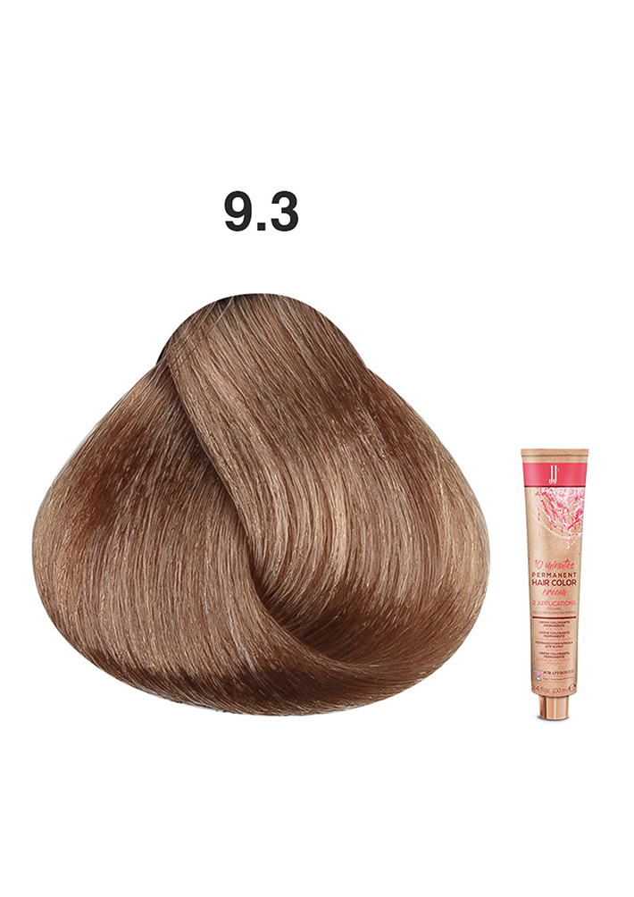 JJ's 10 Minutes Hair Colour - 9.3 Golden Very Light Blonde