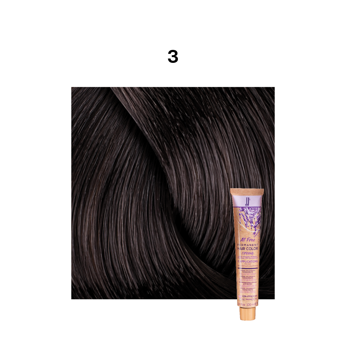 JJ All Free Permanent Colour: Natural