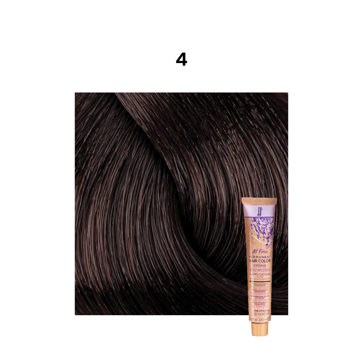 JJ All Free Permanent Colour: Natural