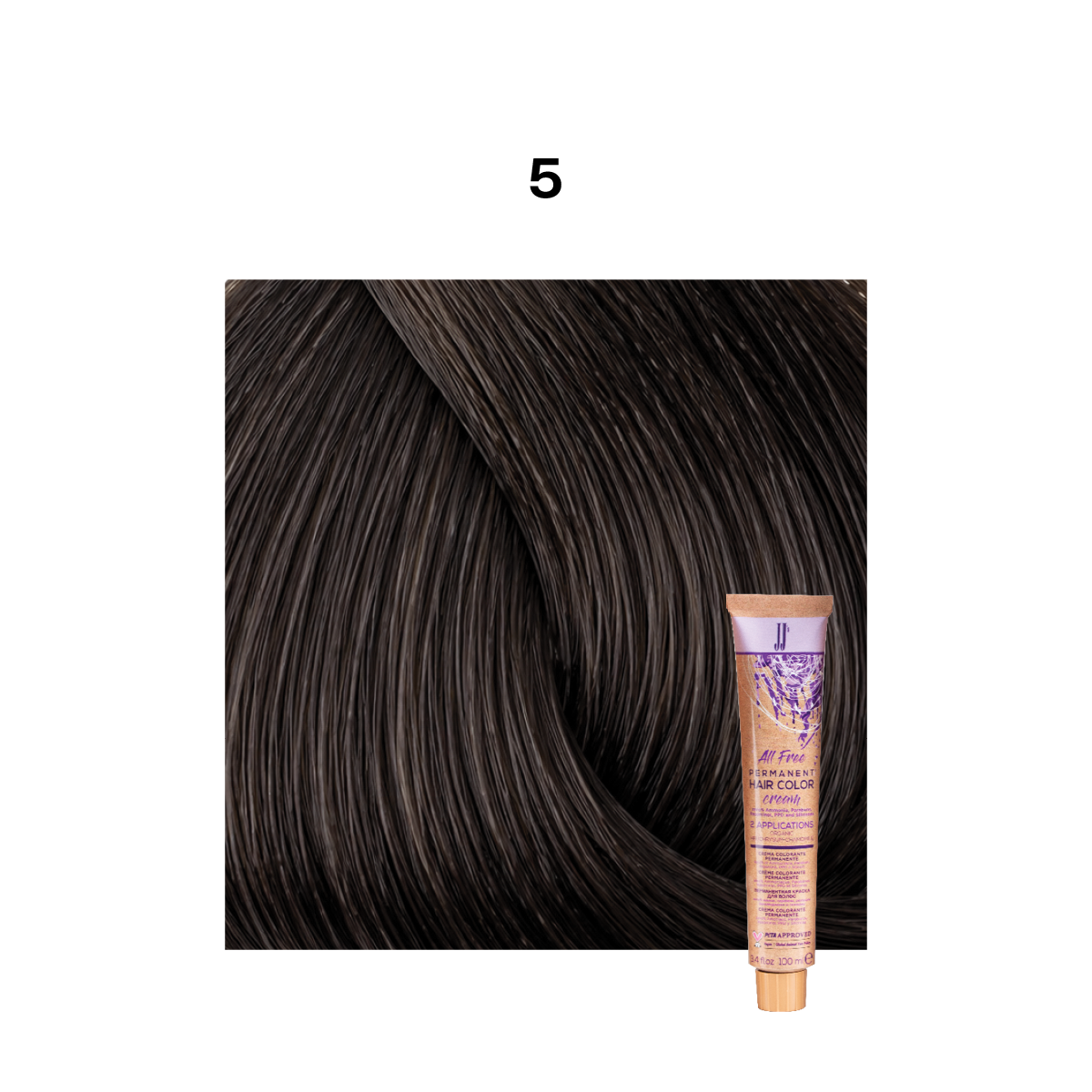 JJ All Free Permanent Colour: Natural