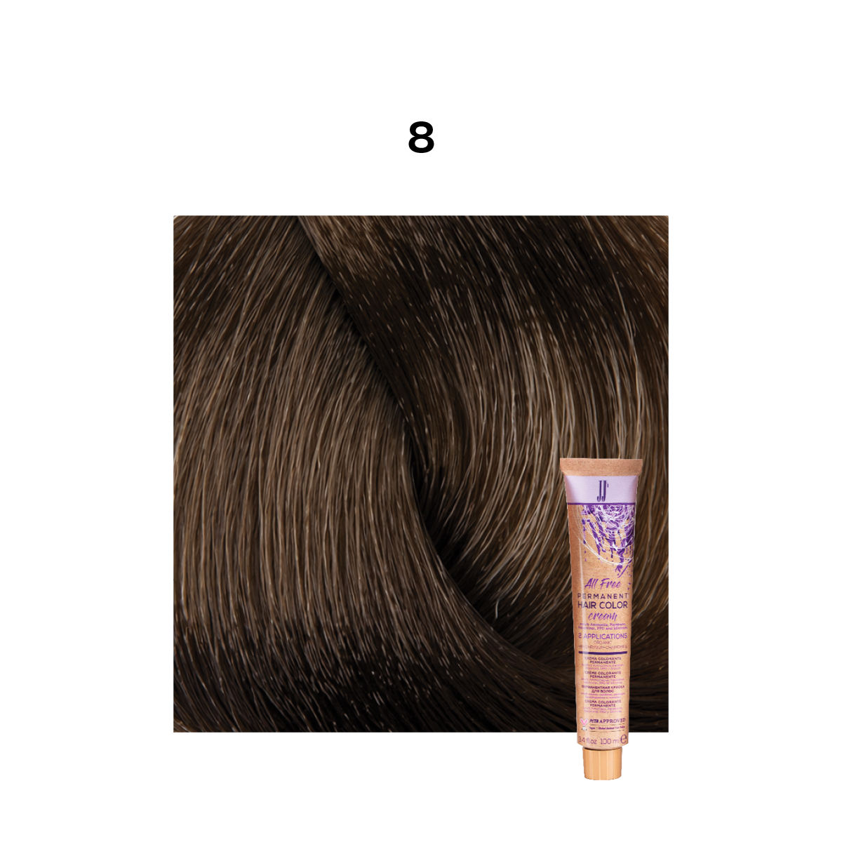 JJ All Free Permanent Colour: Natural