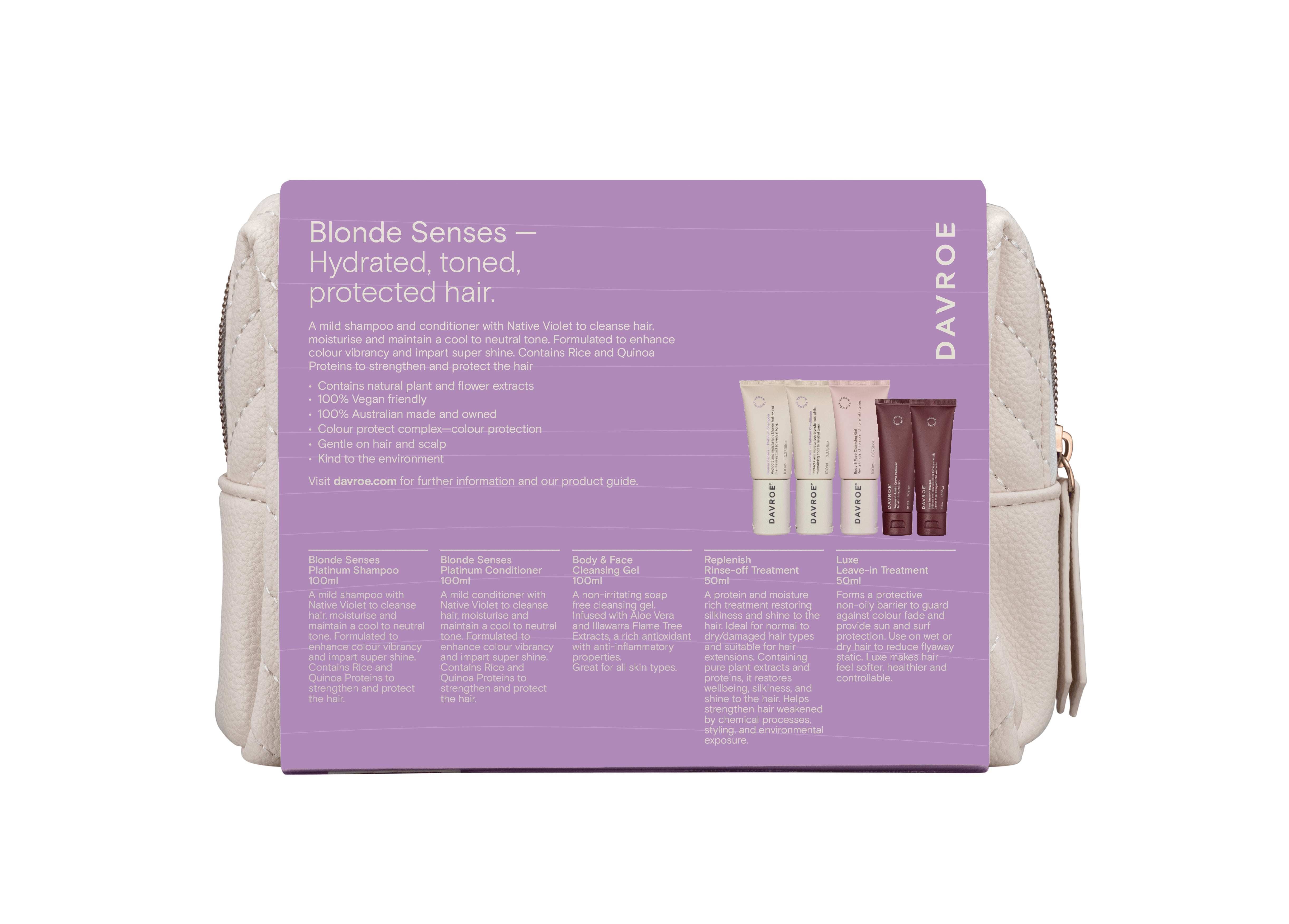 Blonde Senses Travel Pack
