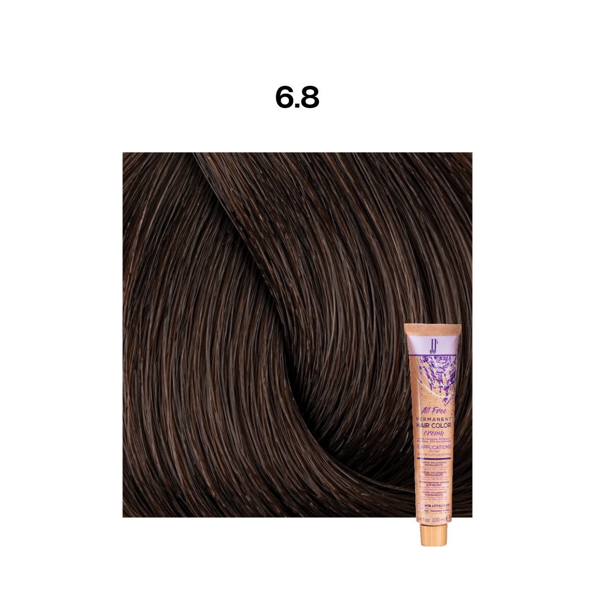 JJ All Free Permanent Colour: Chocolate
