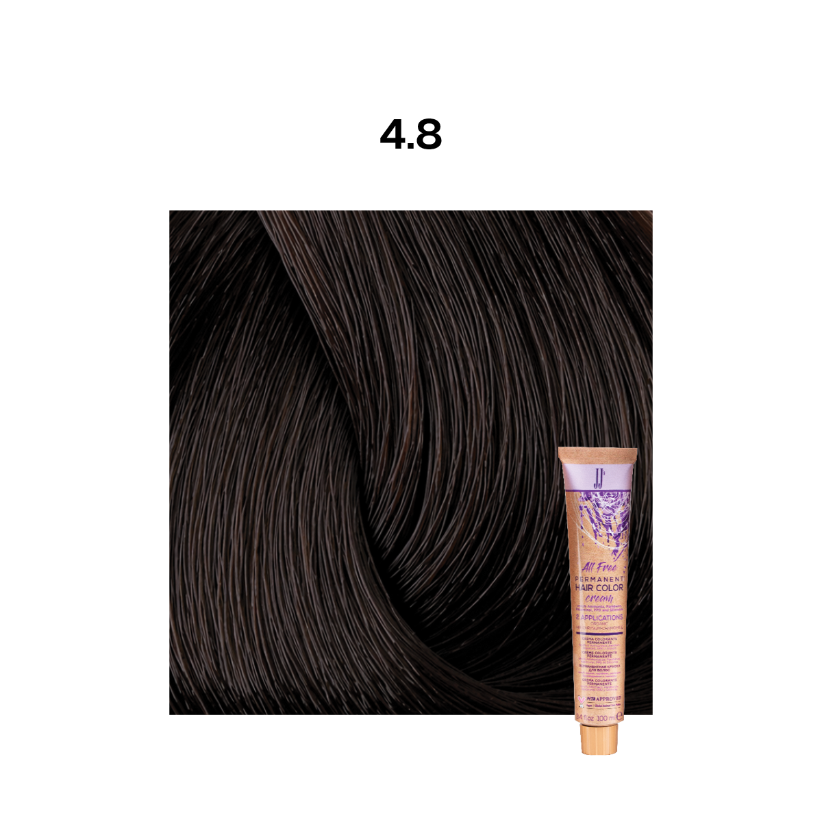 JJ All Free Permanent Colour: Chocolate