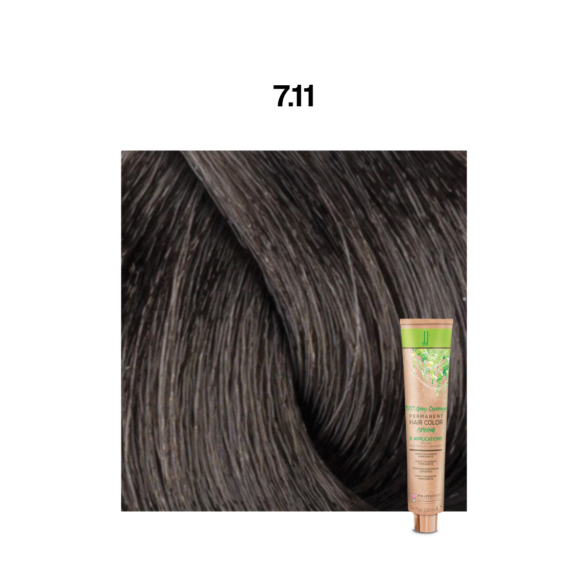 JJ Permanent Colour: Intense Ash