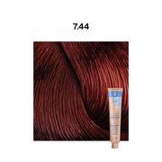JJ Zero Ammonia Permanent Colour: 7.44 Intense Copper Medium Blonde