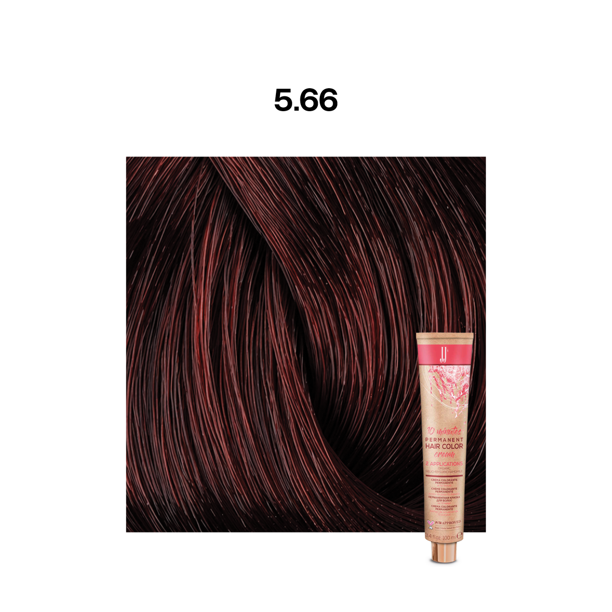 JJ 10 Minutes Permanent Colour: Red