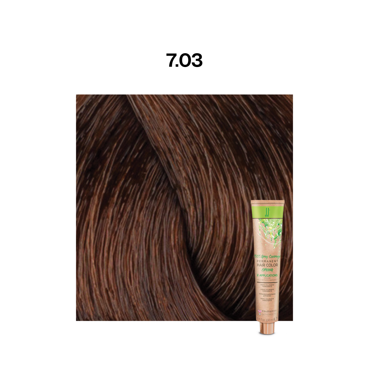 JJ Permanent Colour: Warm Natural