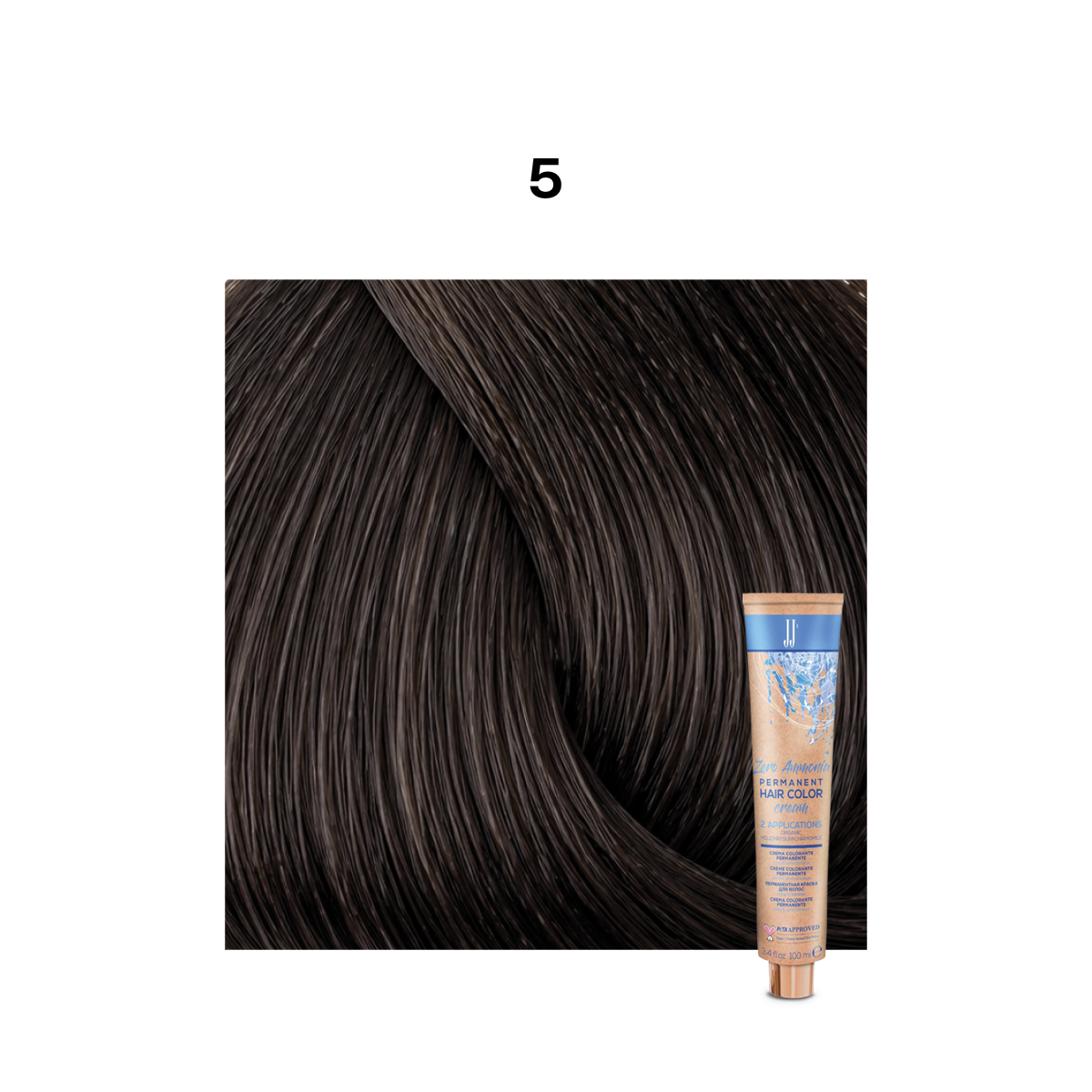 JJ Zero Ammonia Permanent Colour: Natural