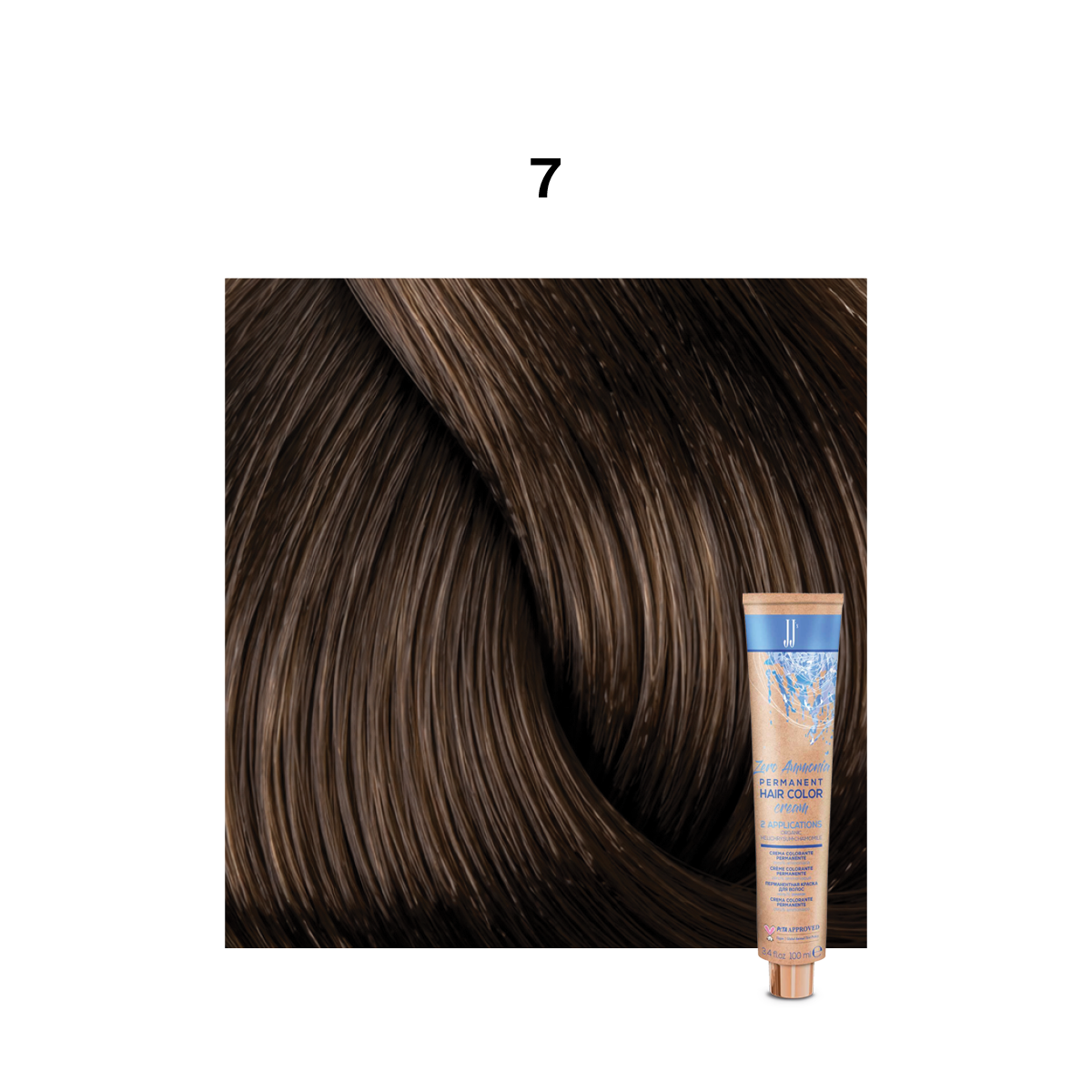 JJ Zero Ammonia Permanent Colour: Natural