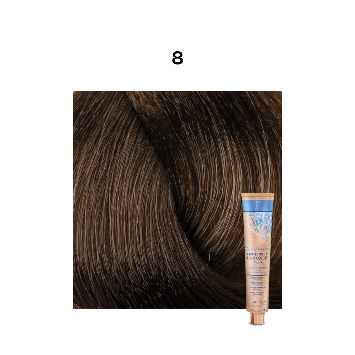 JJ Zero Ammonia Permanent Colour: Natural