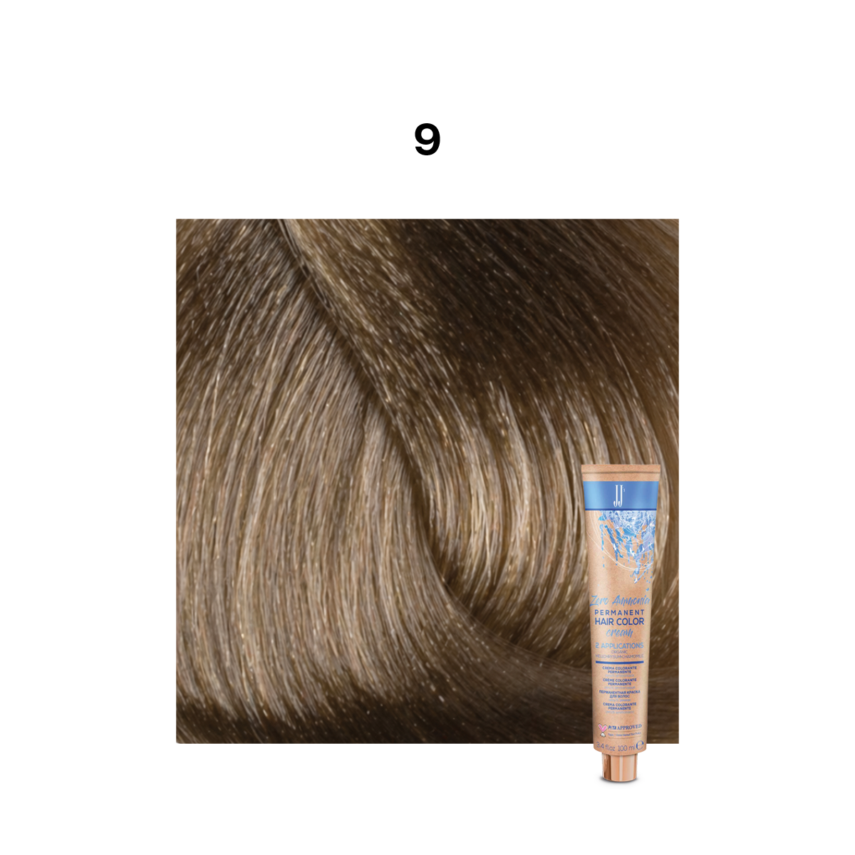 JJ Zero Ammonia Permanent Colour: Natural