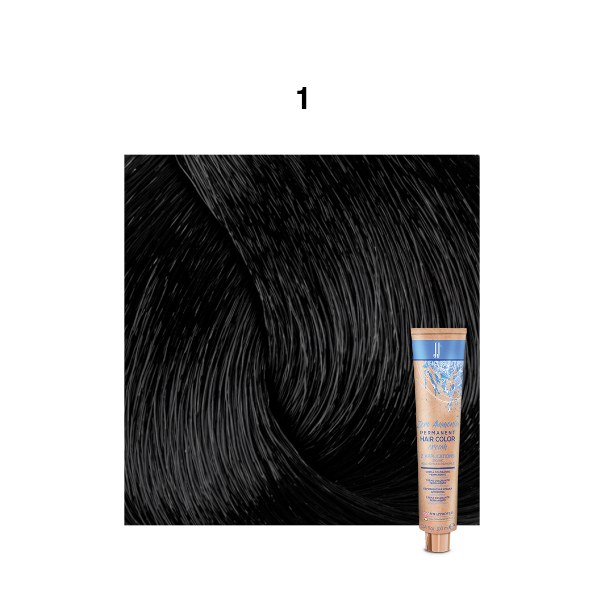 JJ Zero Ammonia Permanent Colour: Natural